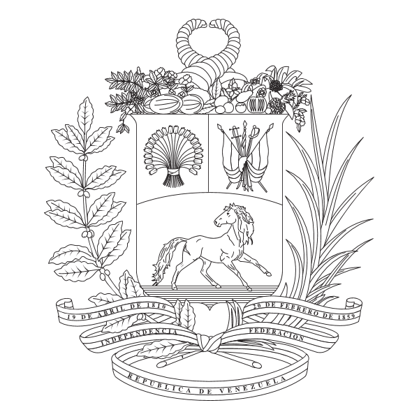 Escudo De La Republica De Venezuela Logo Download Png