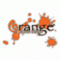 Orange Graphic Design Logo