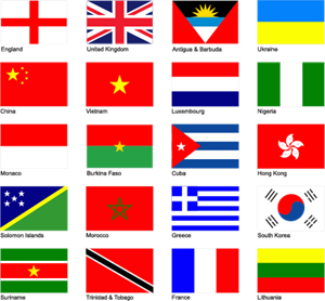 All country world flag Logo [ Download - Logo - icon ] png svg