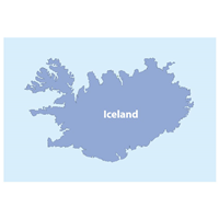 ICELAND MAP Logo ,Logo , icon , SVG ICELAND MAP Logo