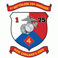 1st Battalion 25th Marine Regiment USMCR Logo