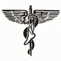 Podiatry Caduceus Logo
