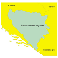 BOSNIA AND HERZEGOVINA MAP Logo ,Logo , icon , SVG BOSNIA AND HERZEGOVINA MAP Logo
