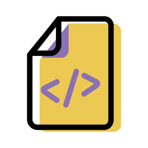 filetype and content logo SVG
