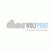 Wolf Print Logo ,Logo , icon , SVG Wolf Print Logo