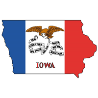 FLAG OF IOWA Logo ,Logo , icon , SVG FLAG OF IOWA Logo