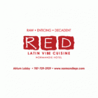 RED Latin Vibe Cuisine Logo ,Logo , icon , SVG RED Latin Vibe Cuisine Logo
