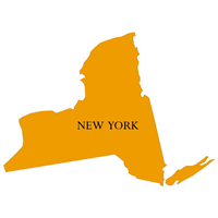 STATE OF NEW YORK MAP Logo ,Logo , icon , SVG STATE OF NEW YORK MAP Logo