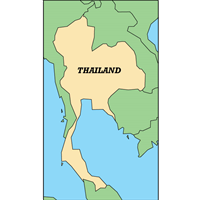 MAP OF THAILAND Logo ,Logo , icon , SVG MAP OF THAILAND Logo