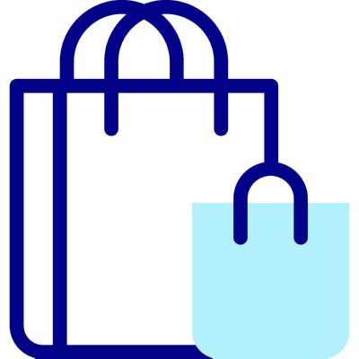 001 shopping bag logo SVG