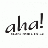 AHA Grafisk form & Reklam Logo ,Logo , icon , SVG AHA Grafisk form & Reklam Logo
