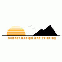 Sunset Design and Printing Logo ,Logo , icon , SVG Sunset Design and Printing Logo