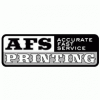 AFS Printing BW Logo ,Logo , icon , SVG AFS Printing BW Logo