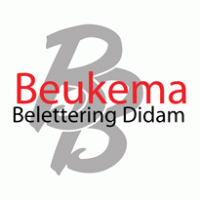 Beukema Belettering Logo ,Logo , icon , SVG Beukema Belettering Logo
