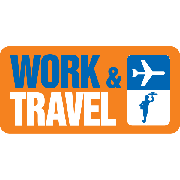 Трэвел энд. Travel лого. Work and Travel. Work and Travel эмблема. Work and Travel USA logo.