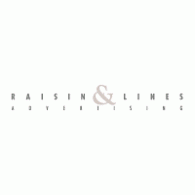 Raisin & Lines Advertising Logo