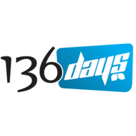 136 days Logo