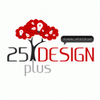 25PlusDesign Logo ,Logo , icon , SVG 25PlusDesign Logo