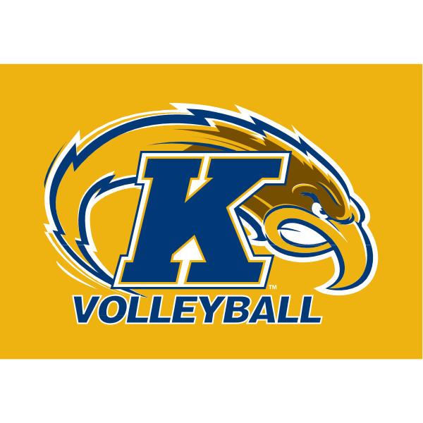 Kent State University Volleyball Logo vector.