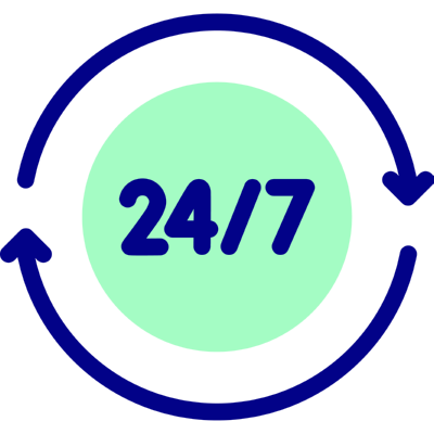 008 open 24 hours logo SVG