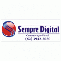 Sempre Digital Comunicação Visual Logo