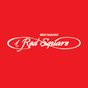 1 Red Square Restaurant Logo ,Logo , icon , SVG 1 Red Square Restaurant Logo