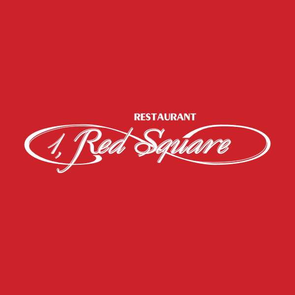 1 Red Square Restaurant ,Logo , icon , SVG 1 Red Square Restaurant