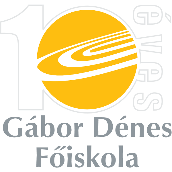 10 éves Gábor Dénes Főiskola Logo ,Logo , icon , SVG 10 éves Gábor Dénes Főiskola Logo