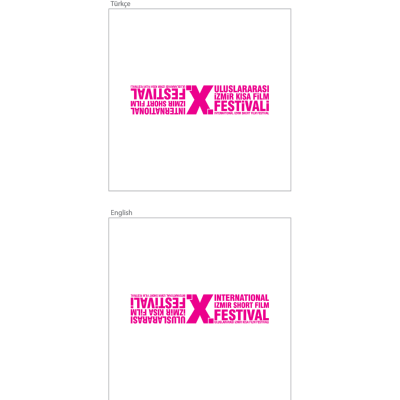 10.Uluslararası İzmir Kısa Film Festivali Logo