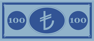 100 TL (Türk Lirası) Logo