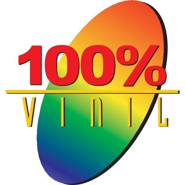100% Vinil Logo ,Logo , icon , SVG 100% Vinil Logo