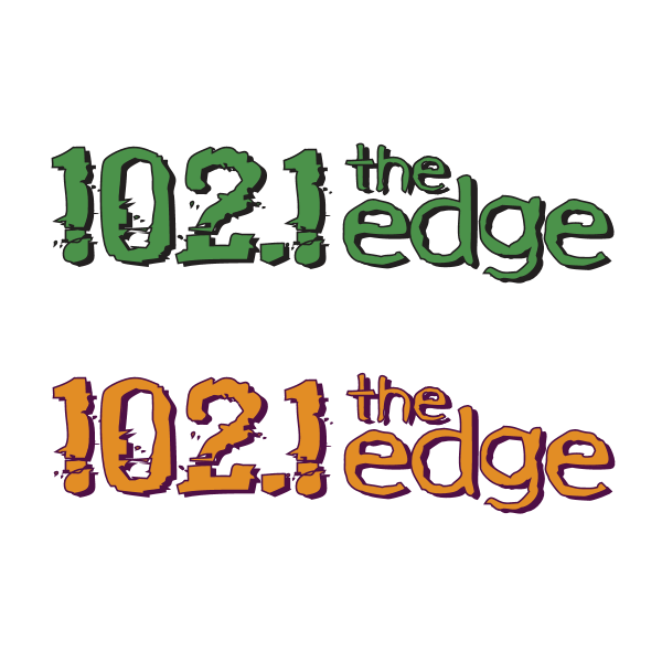102.1 The Edge Logo ,Logo , icon , SVG 102.1 The Edge Logo
