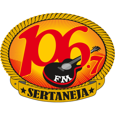 106.7 FM Sertaneja Logo ,Logo , icon , SVG 106.7 FM Sertaneja Logo