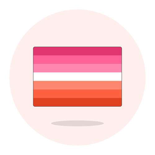 121 _flag lesbian ,Logo , icon , SVG 121 _flag lesbian