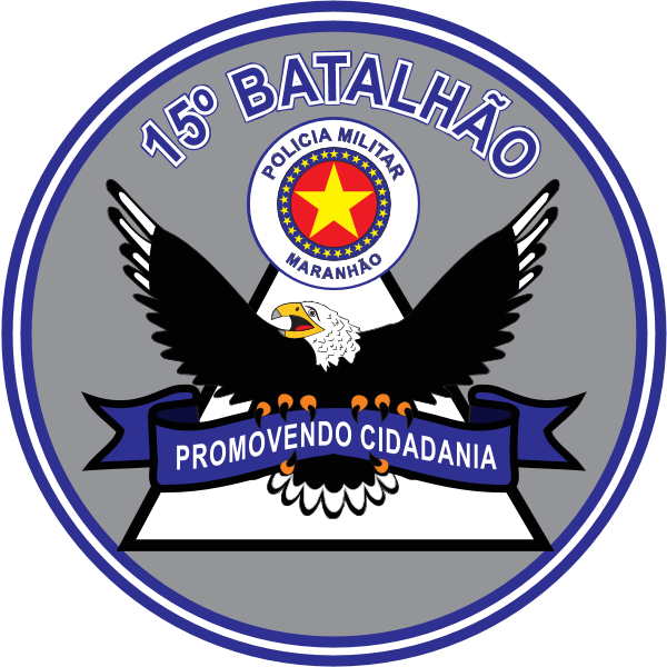 15° BPM batalhão de policia Bacabal maranhao Logo