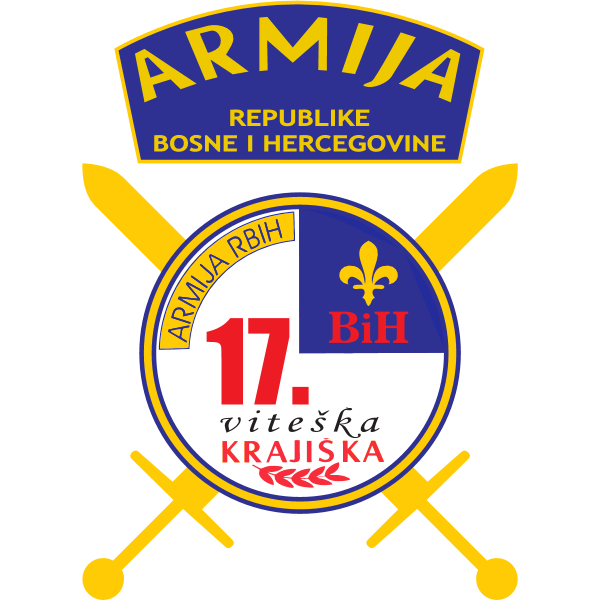 17. Viteška krajiška brigada Armija BiH Logo ,Logo , icon , SVG 17. Viteška krajiška brigada Armija BiH Logo
