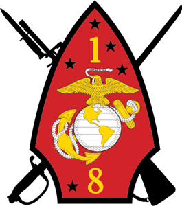 1st Battalion 8th Marine Regiment USMC Logo