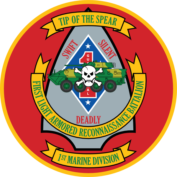 1st Light Armored Reconnaissance Battalion USMC Logo