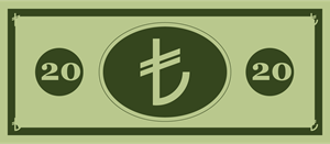 20 TL (Türk Lirası) Logo ,Logo , icon , SVG 20 TL (Türk Lirası) Logo