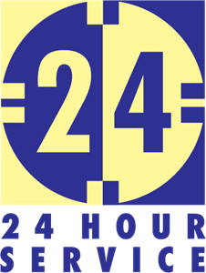 24 Hour Service Logo