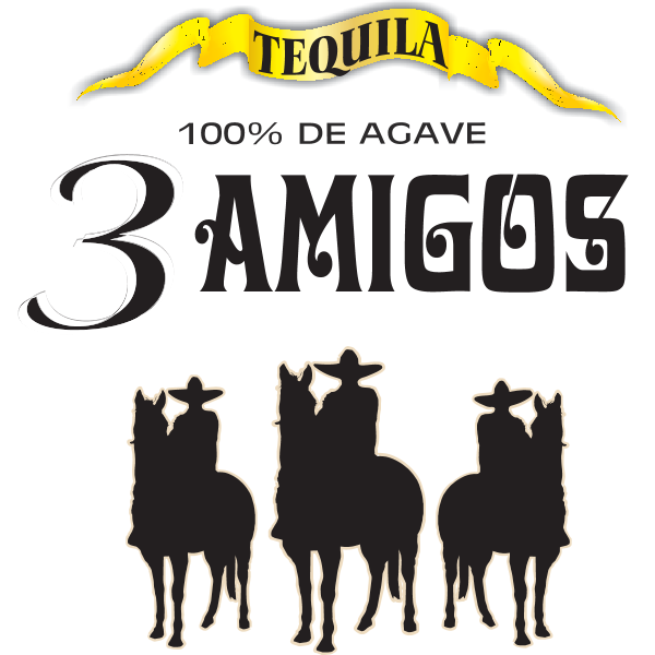 3 Amigos Tequila Logo ,Logo , icon , SVG 3 Amigos Tequila Logo