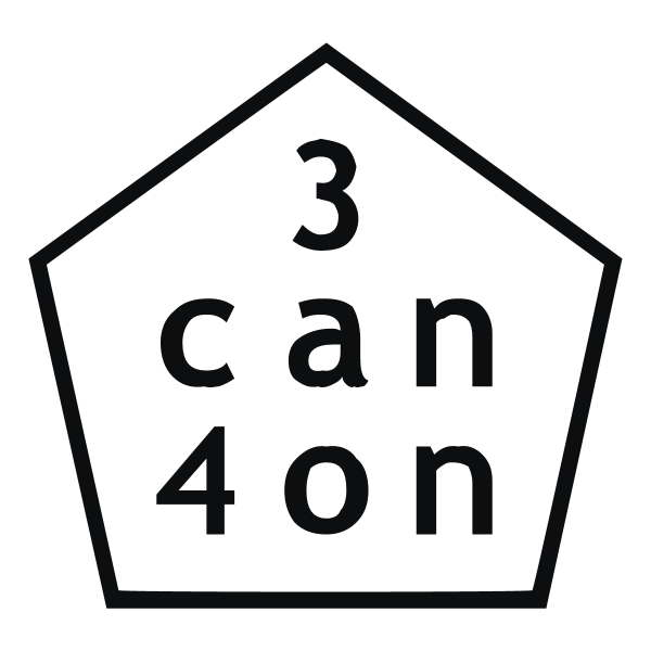 3 can 4 on ,Logo , icon , SVG 3 can 4 on