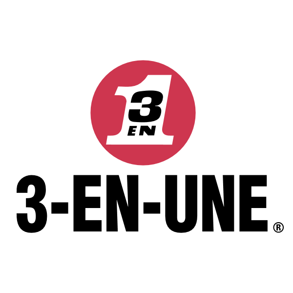 3 En Une ,Logo , icon , SVG 3 En Une