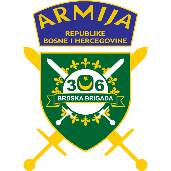 306. Brdska Brigada Armija BiH Logo ,Logo , icon , SVG 306. Brdska Brigada Armija BiH Logo