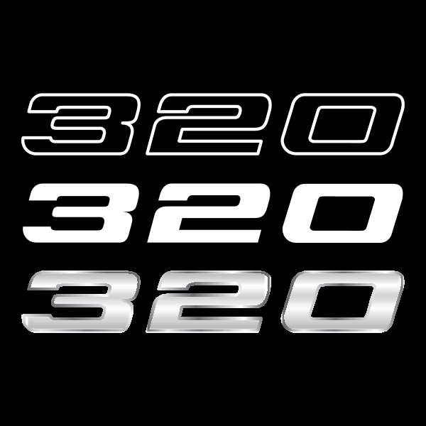 320 ,Logo , icon , SVG 320