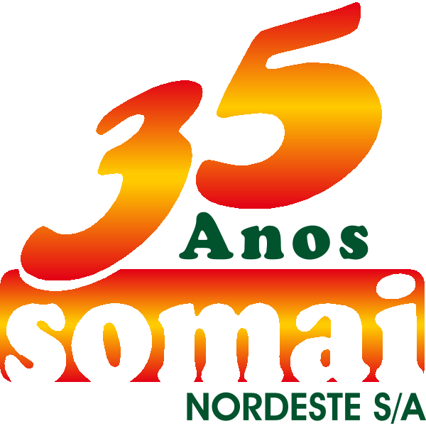 35 anos Somai Nordeste S/A Logo ,Logo , icon , SVG 35 anos Somai Nordeste S/A Logo