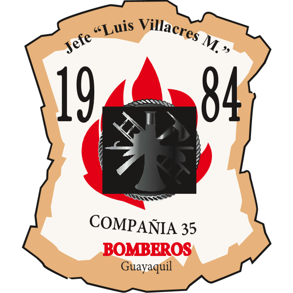35 Cia Jefe Luis Villacres Logo ,Logo , icon , SVG 35 Cia Jefe Luis Villacres Logo
