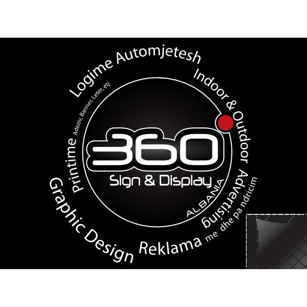 360 Signs&Display Logo ,Logo , icon , SVG 360 Signs&Display Logo