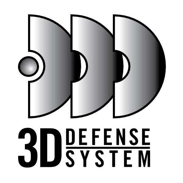 3D Defense System ,Logo , icon , SVG 3D Defense System