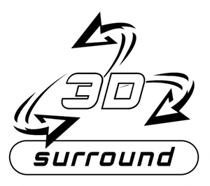 3D Surround Logo ,Logo , icon , SVG 3D Surround Logo